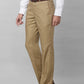Park Avenue Men Blue Structure Smart Fit Polyester Blend Trousers