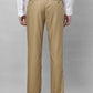 Park Avenue Men Blue Structure Smart Fit Polyester Blend Trousers