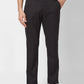 Park Avenue Men Blue Solid Regular Fit Polyester Blend Trouser
