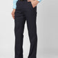 Park Avenue Men Fawn Structure Regular Fit Polyester Blend Trouser