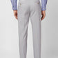 Park Avenue Men Grey Solid Regular Fit Polyester Blend Trouser