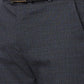 Park Avenue Men Blue Checks Regular Fit Polyester Blend Trouser