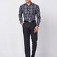 Park Avenue Men Fawn Solid Regular Fit Polyester Blend Trouser