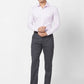 Park Avenue Men Black Checks Regular Fit Polyester Blend Trouser