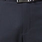 Park Avenue Men Grey Structure Regular Fit Polyester Blend Trouser