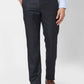Park Avenue Men Black Structure Regular Fit Polyester Blend Trouser