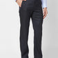 Park Avenue Men Black Structure Regular Fit Polyester Blend Trouser