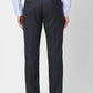 Park Avenue Men Black Structure Regular Fit Polyester Blend Trouser