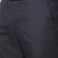 Park Avenue Men Black Structure Regular Fit Polyester Blend Trouser