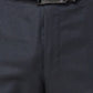 Park Avenue Men Black Structure Regular Fit Polyester Blend Trouser