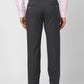 Park Avenue Men Grey Solid Super Slim Fit Polyester Blend Trouser