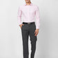 Park Avenue Men Grey Solid Super Slim Fit Polyester Blend Trouser