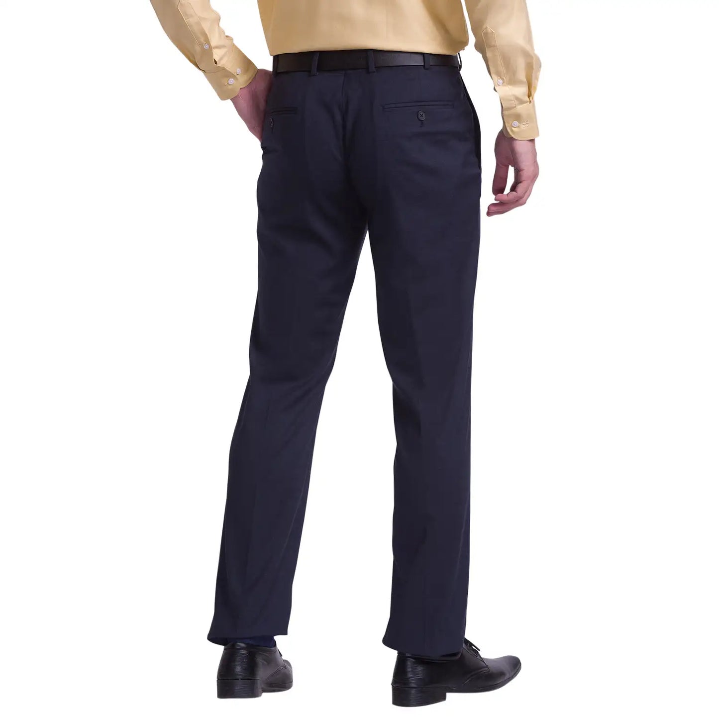 Men Slim Fit Dark Grey Trouser