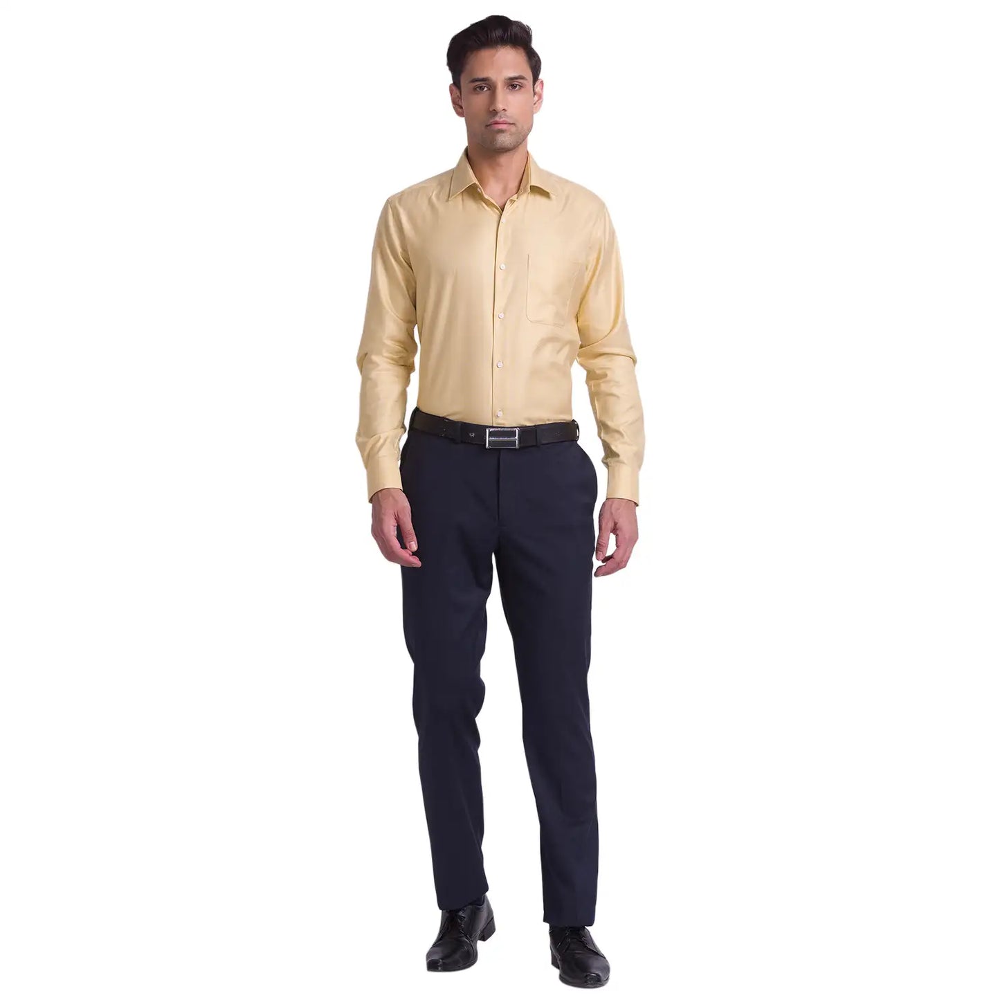 Men Slim Fit Dark Grey Trouser