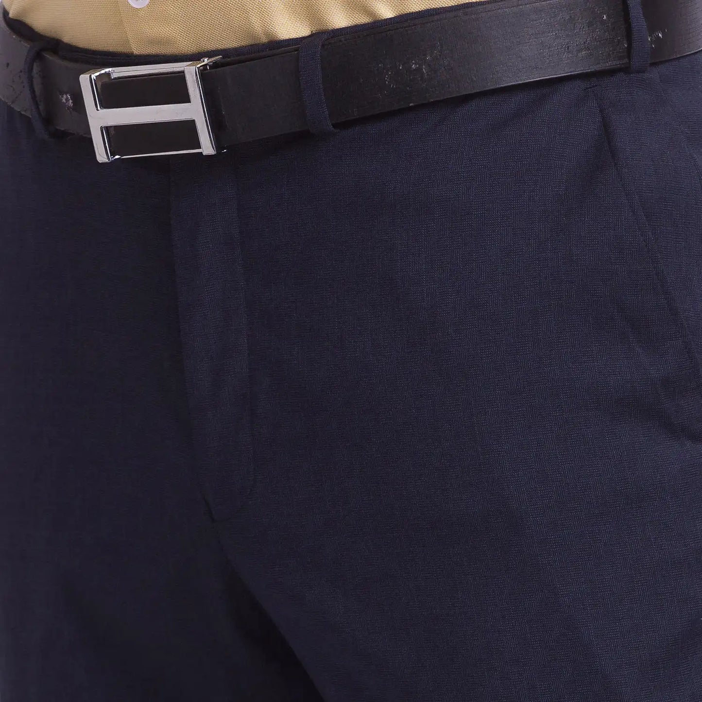 Men Slim Fit Dark Grey Trouser
