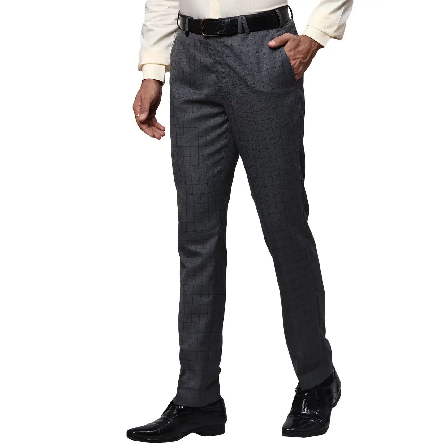 Men Slim Fit Black Jacket