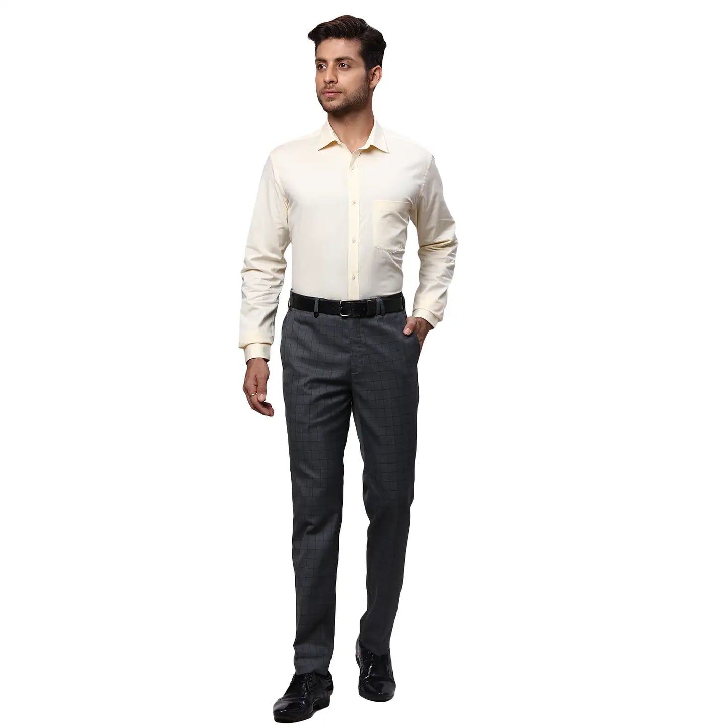 Men Slim Fit Black Jacket