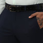 Men Red Slim Fit Knitted Polyester Blend Waist Coat