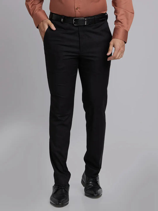 Men Active Fit Blue Trouser