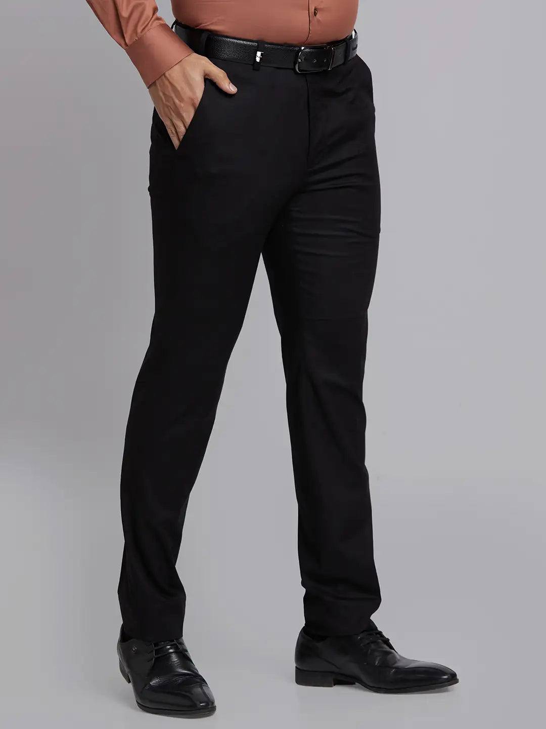 Men Active Fit Blue Trouser