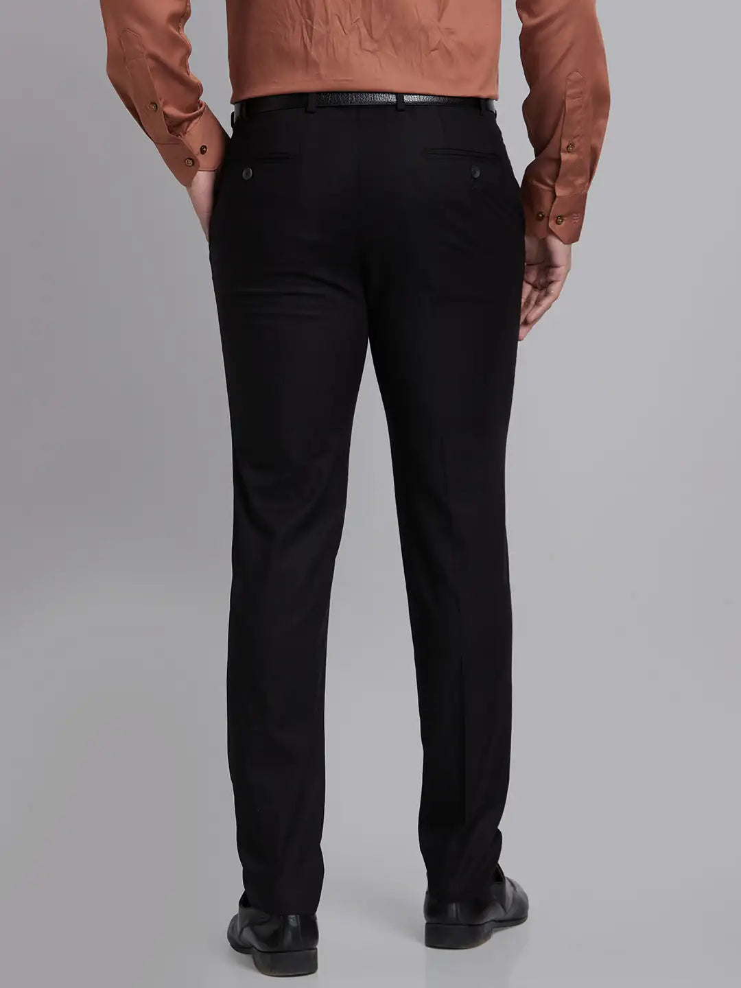 Men Active Fit Blue Trouser