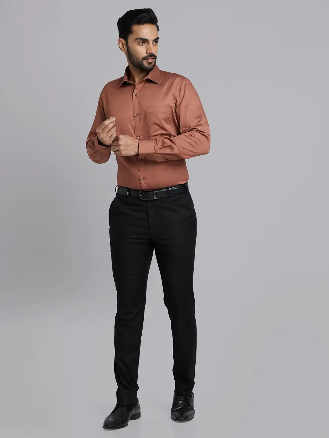 Men Active Fit Blue Trouser