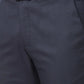 Park Avenue Men Fawn Stripe Neo Fit Polyester Blend Trouser