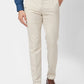 Park Avenue Men Green Melange Active Fit Terelyen Blend Trouser