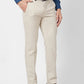 Park Avenue Men Green Melange Active Fit Terelyen Blend Trouser