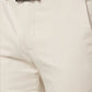Park Avenue Men Green Melange Active Fit Terelyen Blend Trouser