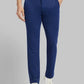 Men Regular Fit Blue Trouser