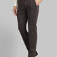 Men Regular Fit Fawn Trouser