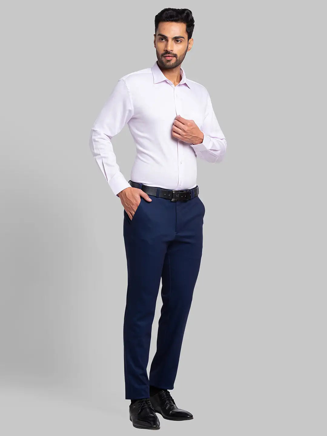Men Active Fit Grey Trouser