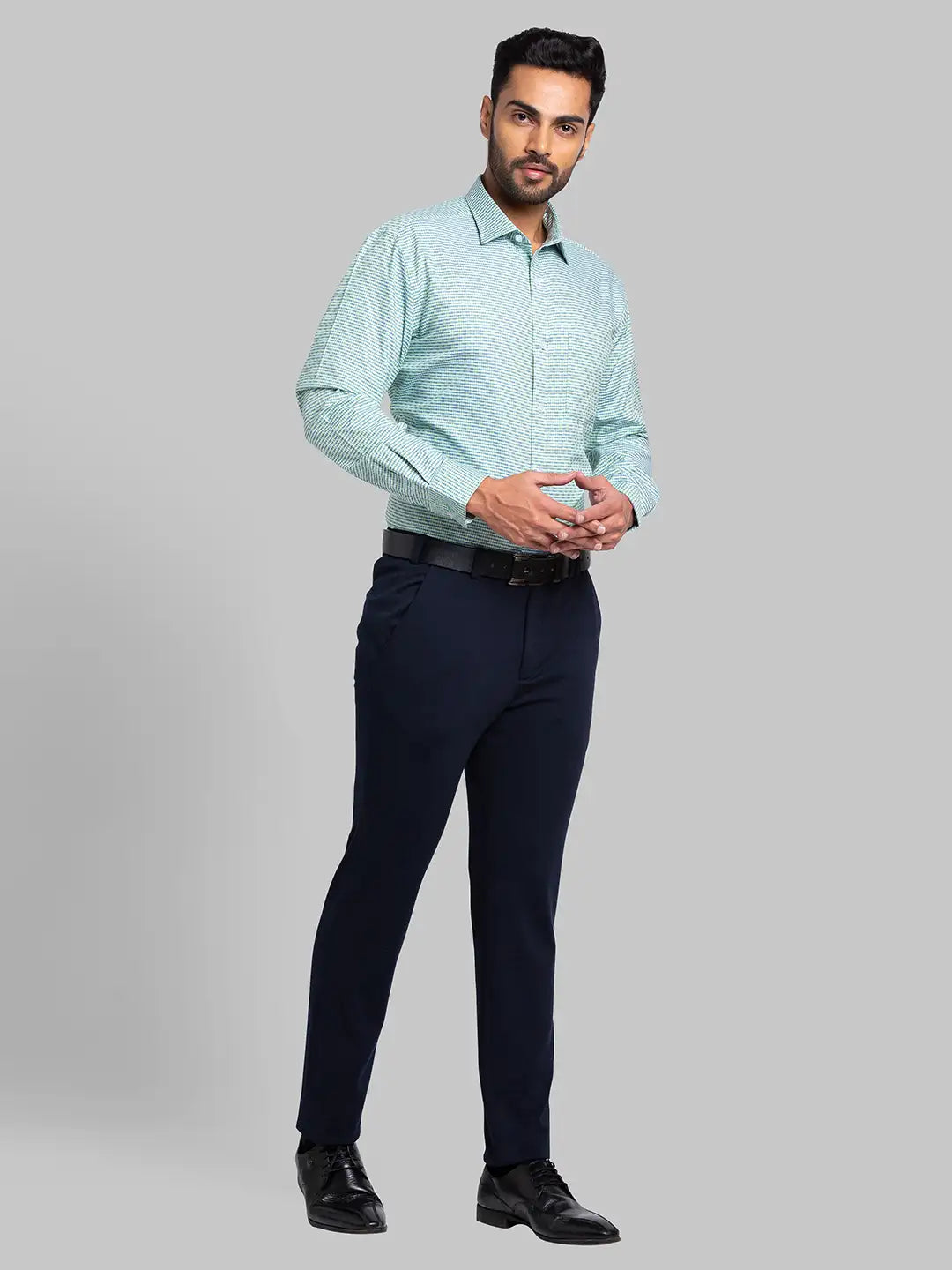 Men Active Fit Grey Trouser