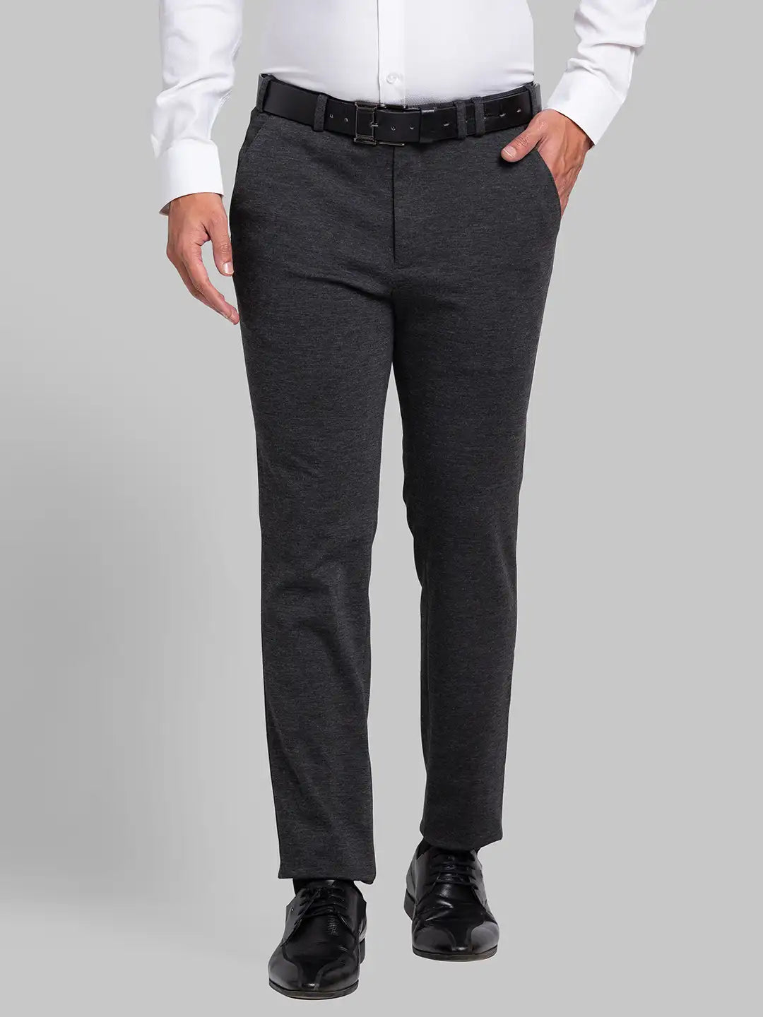 Men Active Fit Black Trouser