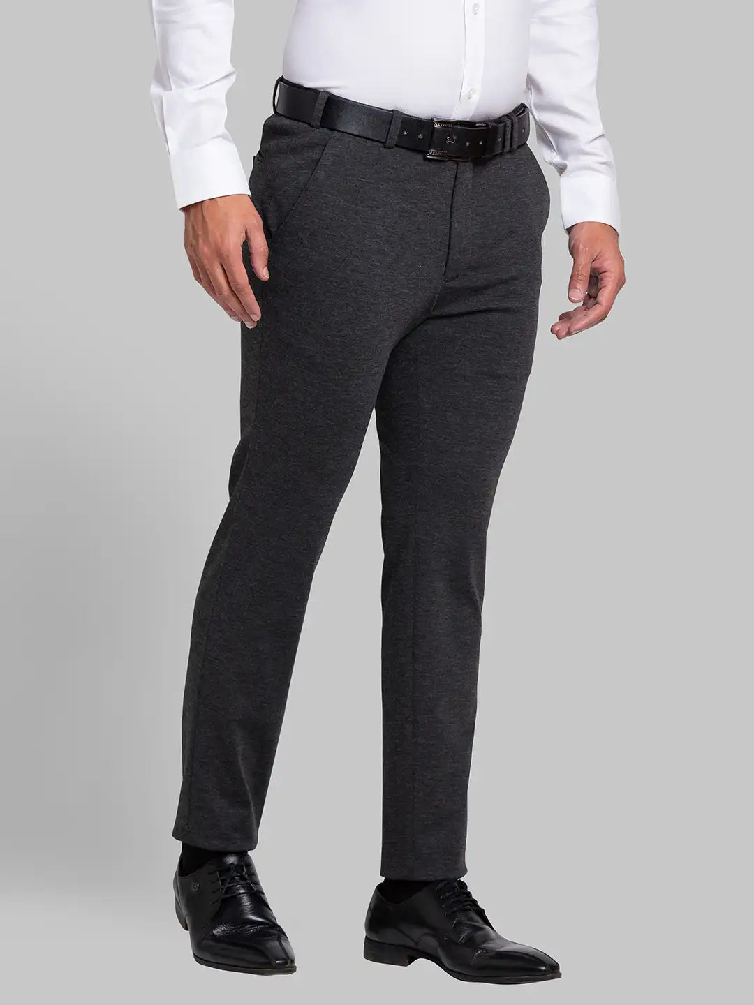 Men Active Fit Black Trouser