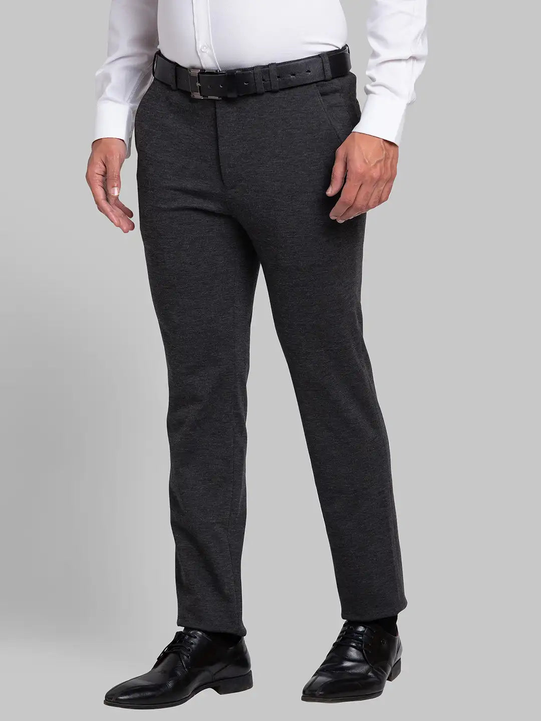 Men Active Fit Black Trouser