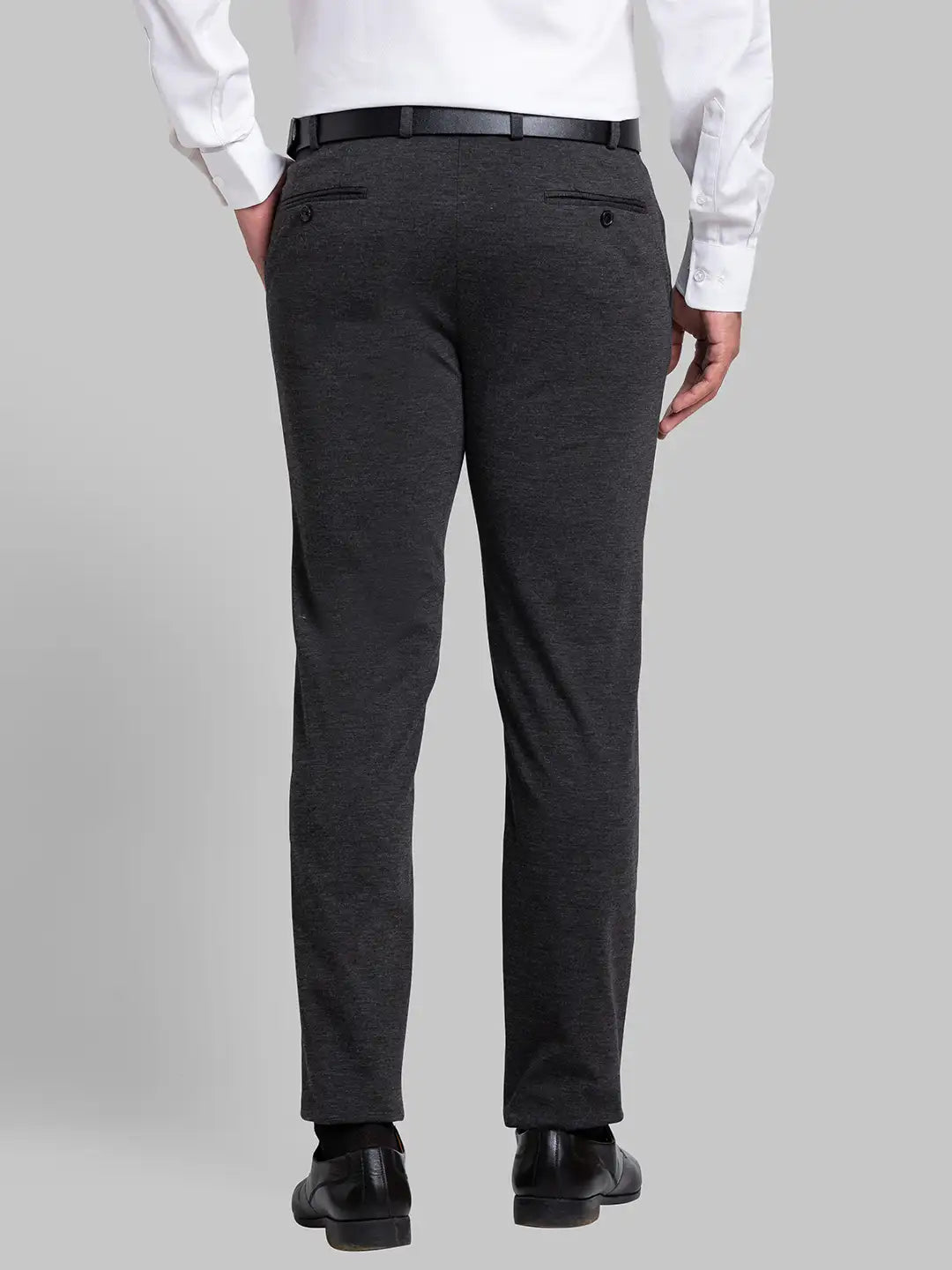 Men Active Fit Black Trouser