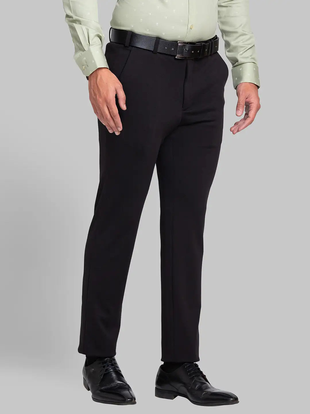 Men Active Fit Green Trouser