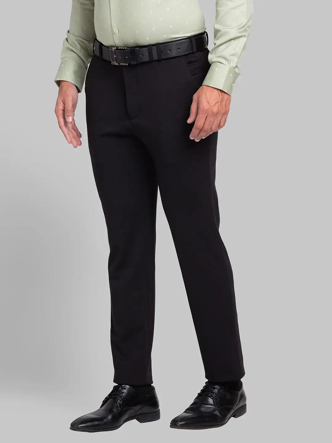 Men Active Fit Green Trouser