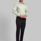 Men Active Fit Green Trouser