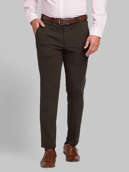 Men Low Rise Tapered Fit Black Jeans