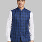 Men Slim Fit Black Bundi