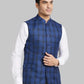 Men Slim Fit Black Bundi