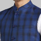 Men Slim Fit Black Bundi