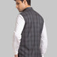 Men Slim Fit Blue Bundi