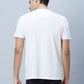 Men Yellow Slim Fit Print Cotton Blend T-Shirt