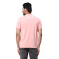 Park Avenue Men Black Print Slim Fit Cotton Blend Fold Neck T-Shirt