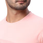 Park Avenue Men Black Print Slim Fit Cotton Blend Fold Neck T-Shirt