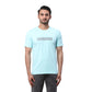 Park Avenue Men Yellow Print Slim Fit Cotton Blend Fold Neck T-Shirt